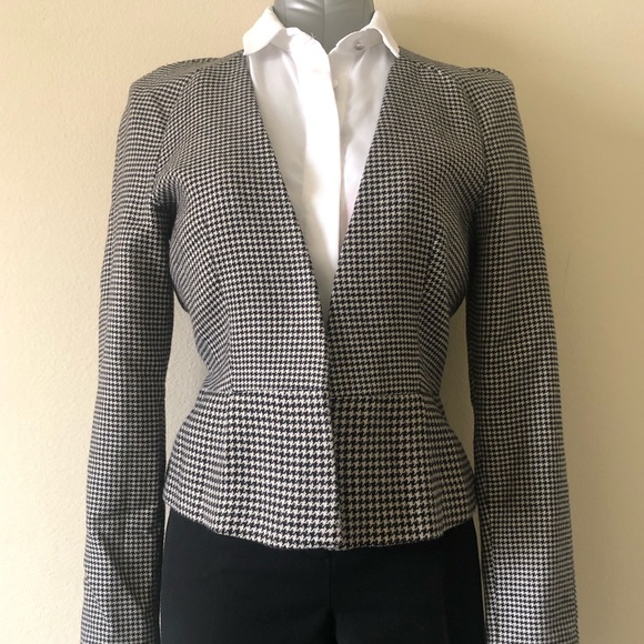 H&M Open Front Houndstooth Blazer - Picture 6 of 7